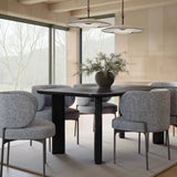 Maureen Dining Chair, Speckled Grey-Furniture - Dining-High Fashion Home