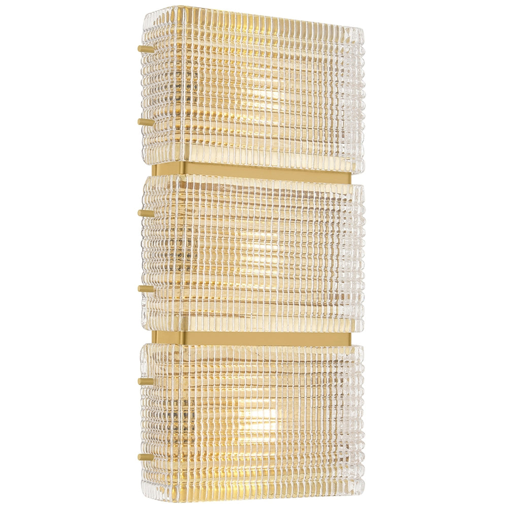 Mav Medium Wall Sconce, Vintage Brass