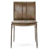 Mayer Leather Dining Chair, Adobe Tan, Set of 2-Furniture - Dining-High Fashion Home