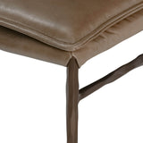 Mayer Leather Dining Chair, Adobe Tan, Set of 2-Furniture - Dining-High Fashion Home