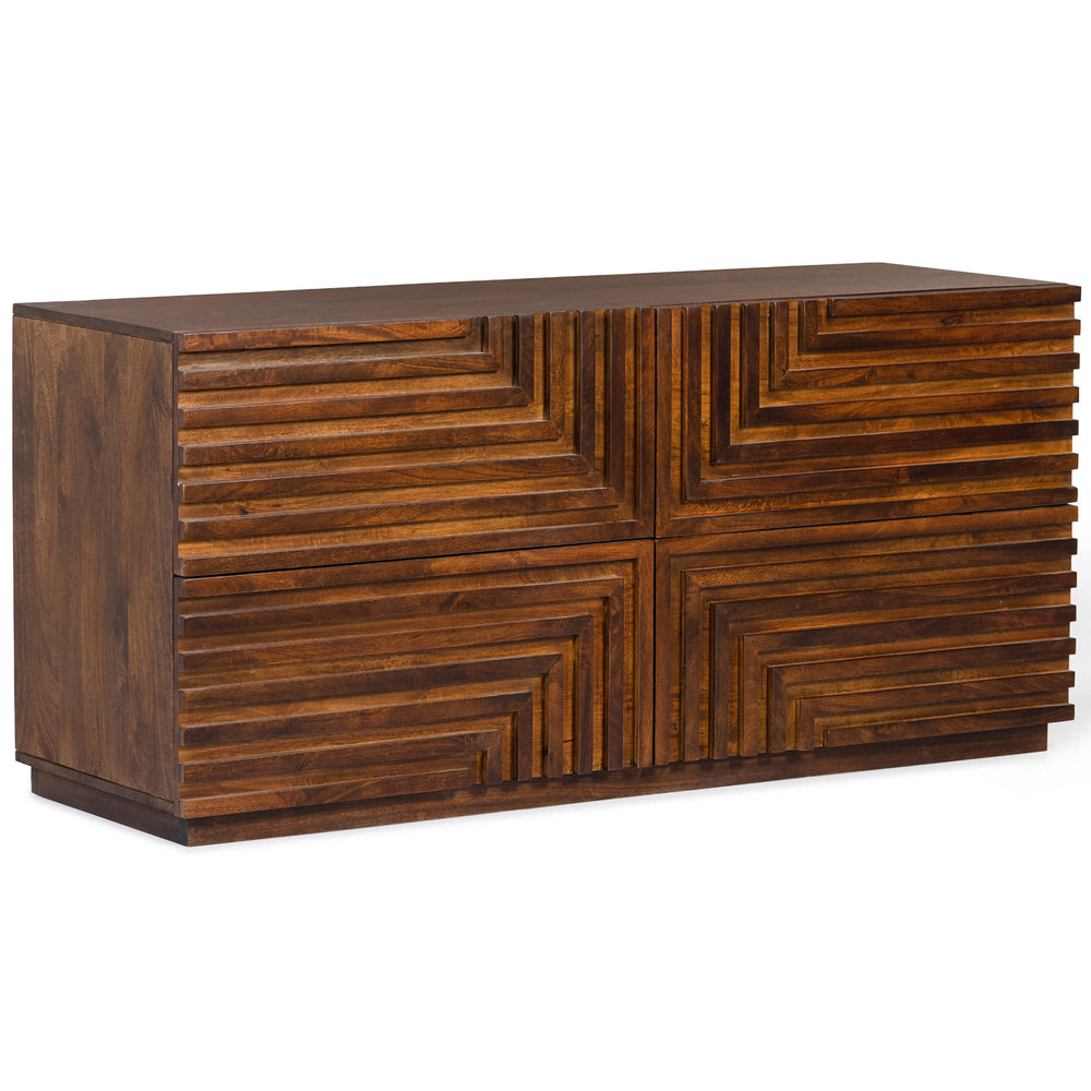 Maze Low Dresser, Mud Brown