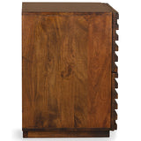 Maze Nightstand, Mud Brown