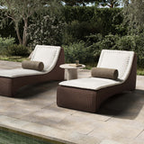 Mazu Outdoor Chaise, Arashi Salt by Four Hands-Furniture - Chair-High Fashion Home