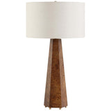 McCaffrey Table Lamp, Natural Burl