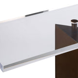 McElroy Console Table, Clear-Furniture - Accent Tables-High Fashion Home