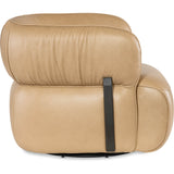 McGuire Leather Swivel Chair, Texas Stone-Furniture - Chairs-High Fashion Home