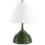 McKay Table Lamp, Dark Green-Lighting-High Fashion Home