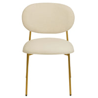 McKenzie Boucle Dining Chair, Cream, Set of 2-Furniture - Dining-High Fashion Home
