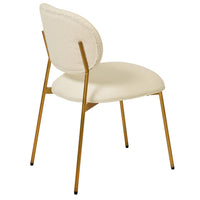 McKenzie Boucle Dining Chair, Cream, Set of 2-Furniture - Dining-High Fashion Home