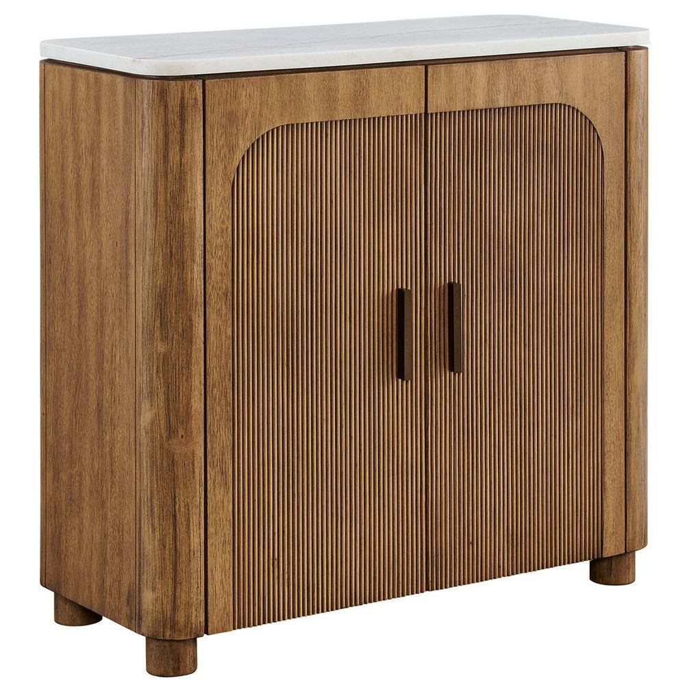 Mebarak 2 Door Cabinet, Honey