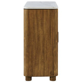 Mebarak 2 Door Cabinet, Honey