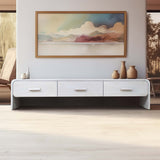 Media Stand, White Wash
