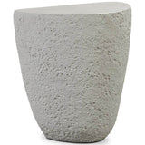 Medina Large Outdoor End Table, Matte Stone by Four Hands