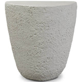 Medina Large Outdoor End Table, Matte Stone by Four Hands
