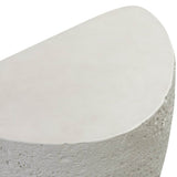 Medina Large Outdoor End Table, Matte Stone by Four Hands