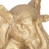 Meditation Elephants, Gold, Set of 3-Accessories-High Fashion Home