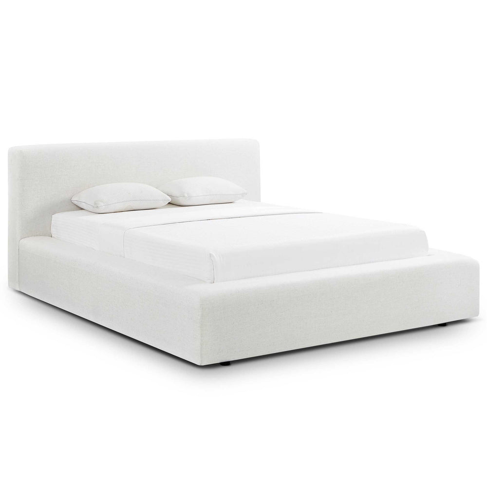 Meena Storage Bed, Cream-Furniture - Bedroom-High Fashion Home