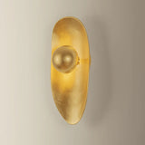 Meena Wall Sconce, Vintage Gold Leaf