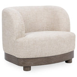 Meera Accent Chair, Latte-Furniture - Chairs-High Fashion Home