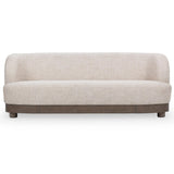 Meera Sofa, Latte-Furniture - Sofas-High Fashion Home