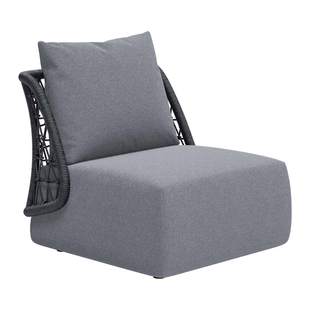Mekan Chair, Gray-Furniture - Chairs-High Fashion Home