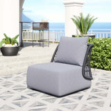Mekan Chair, Gray-Furniture - Chairs-High Fashion Home