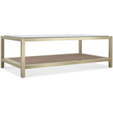 Melange Cocktail Table, Silvery Champagne-Furniture - Accent Tables-High Fashion Home