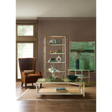 Melange Cocktail Table, Silvery Champagne-Furniture - Accent Tables-High Fashion Home