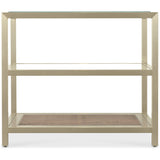 Melange End Table, Silvery Champagne