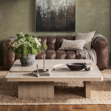 Melina 63" 2 Piece Coffee Table, Coastal Drift-Furniture - Accent Tables-High Fashion Home
