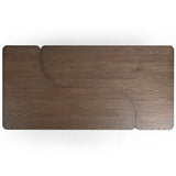 Melina 71" 2 Piece Coffee Table, Havanna Brown-Furniture - Accent Tables-High Fashion Home