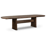 Melina Extension Dining Table, Weathered Acacia by Four Hands-Furniture - Dining-High Fashion Home