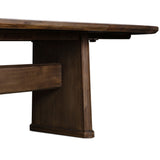 Melina Extension Dining Table, Weathered Acacia by Four Hands-Furniture - Dining-High Fashion Home