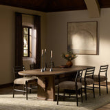 Melina Extension Dining Table, Weathered Acacia by Four Hands-Furniture - Dining-High Fashion Home