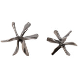 Melisandre Sculptures, Antique Nickel, Set of 2-Accessories-High Fashion Home