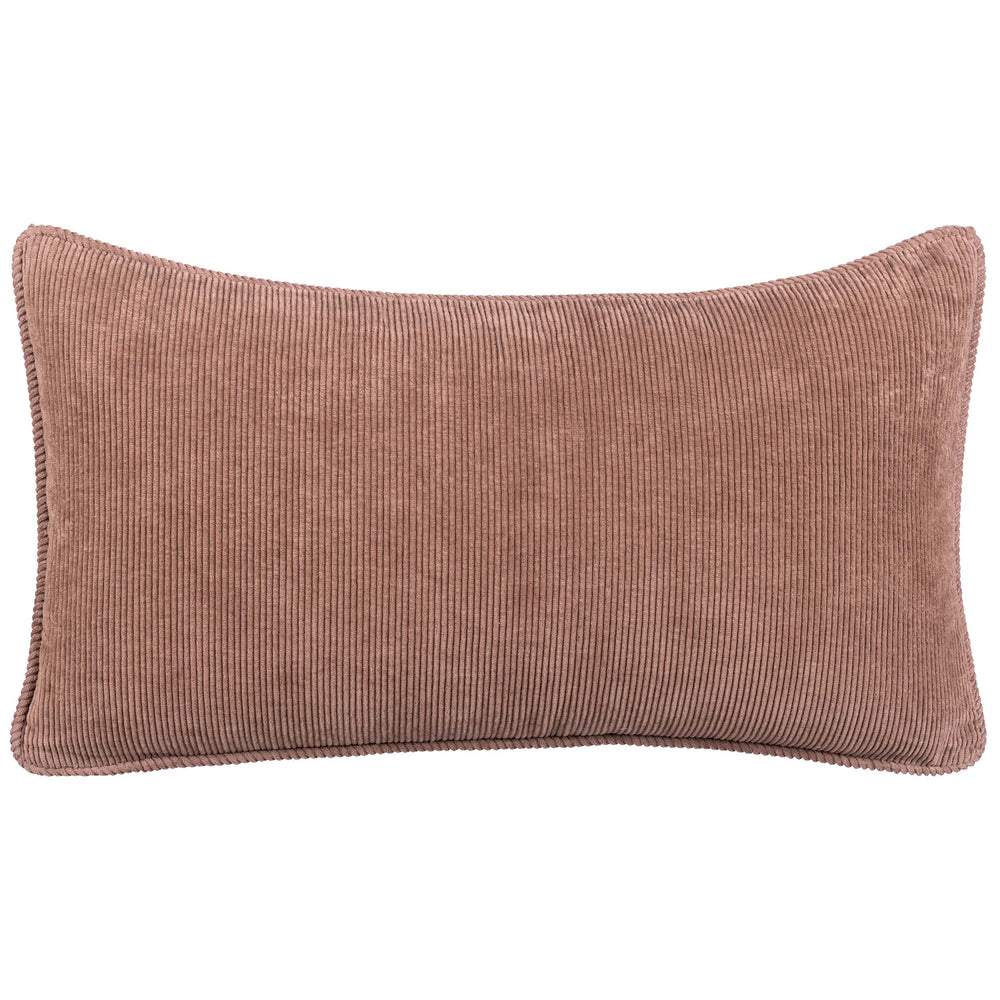 Memoir Lumbar Pillow, Frothed Brown-Accessories-High Fashion Home