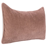 Memoir Lumbar Pillow, Frothed Brown-Accessories-High Fashion Home