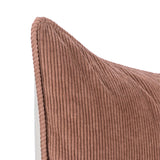 Memoir Lumbar Pillow, Frothed Brown-Accessories-High Fashion Home