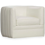 Menard Leather Chair, Ivory-Furniture - Chairs-High Fashion Home