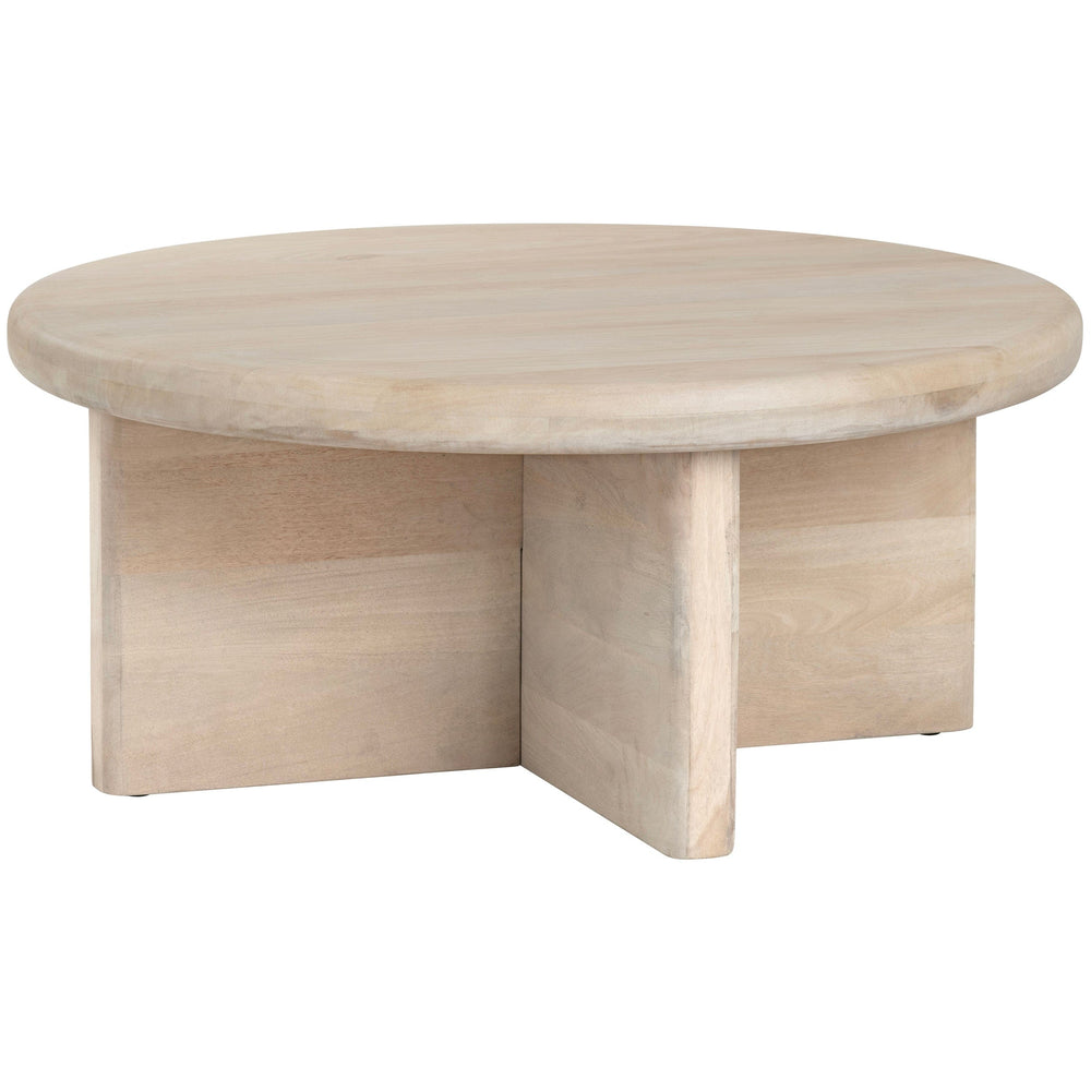 Mercer Cocktail Table, White Wash-Furniture - Accent Tables-High Fashion Home