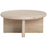Mercer Cocktail Table, White Wash-Furniture - Accent Tables-High Fashion Home