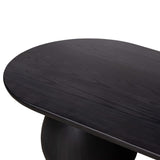 Merla Coffee Table, Black Wash Ash-Furniture - Accent Tables-High Fashion Home