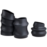 Merritt Vase, Black-Accessories-High Fashion Home
