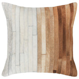Meru Hide Pillow, Tan Multi-Accessories-High Fashion Home