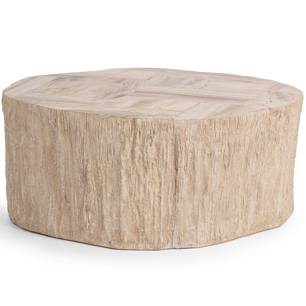 Messi Coffee Table, Coastal Birch-Furniture - Accent Tables-High Fashion Home