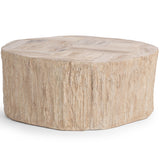 Messi Coffee Table, Coastal Birch-Furniture - Accent Tables-High Fashion Home