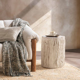 Messi End Table, Coastal Birch-Furniture - Accent Tables-High Fashion Home