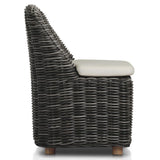 Messina Outdoor Dining Chair, Charcoal, Set of 2-Furniture - Outdoor-High Fashion Home