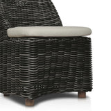 Messina Outdoor Dining Chair, Charcoal, Set of 2-Furniture - Outdoor-High Fashion Home