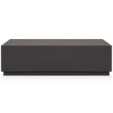 Messo Outdoor Metal Coffee Table, Bronze-High Fashion Home